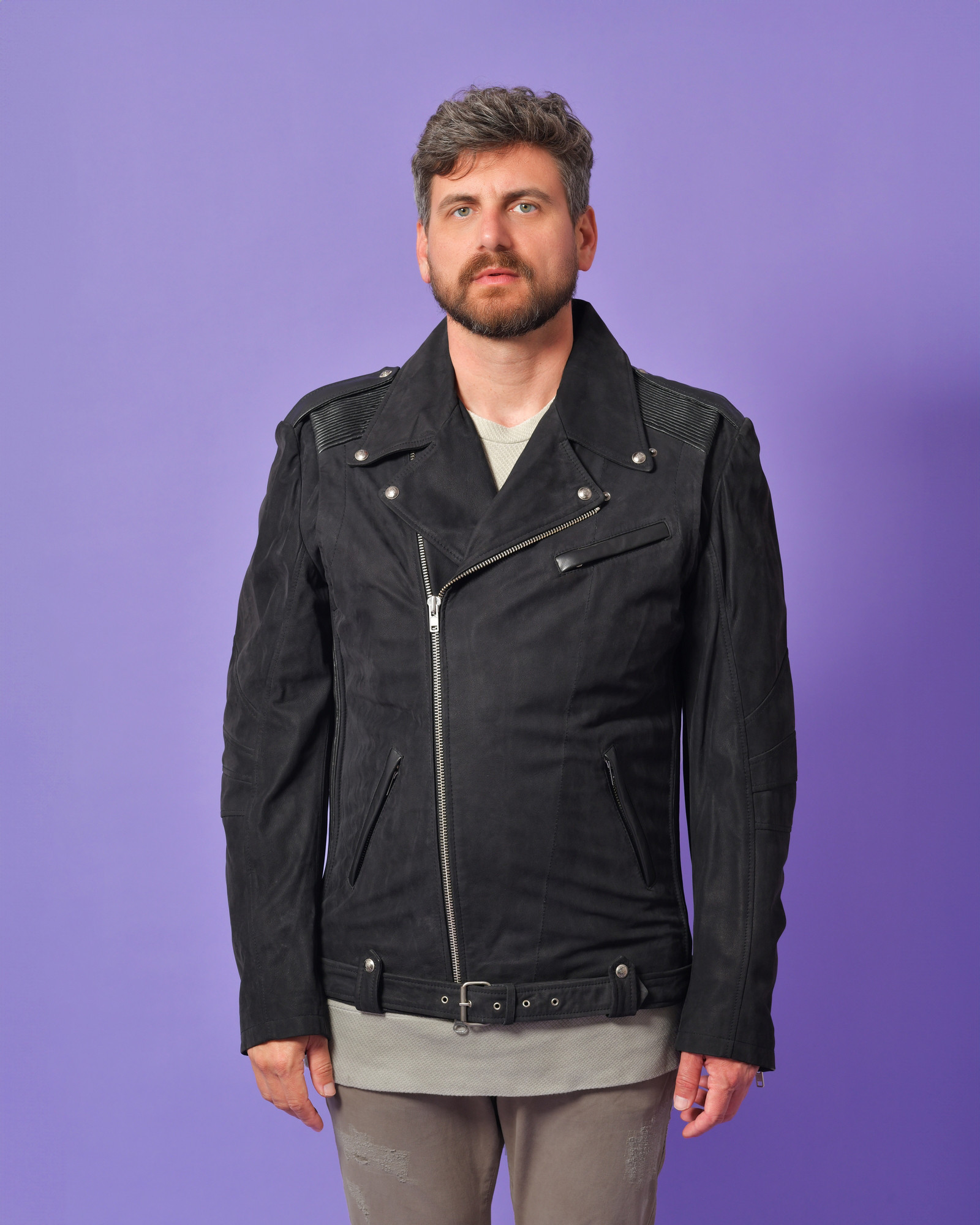 Blouson perfecto en cuir Lords & Fools