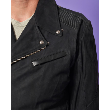 Blouson perfecto en cuir Lords & Fools