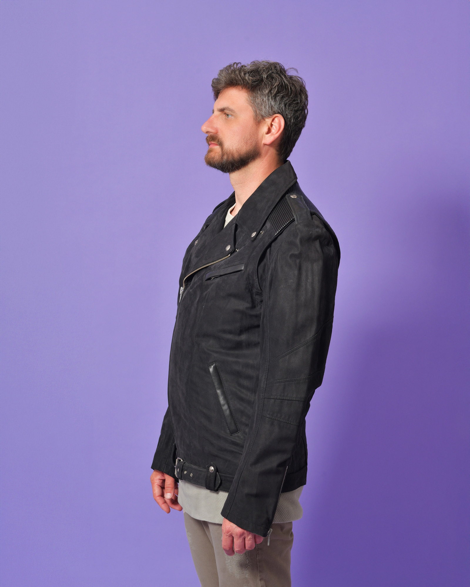 Blouson perfecto en cuir Lords & Fools