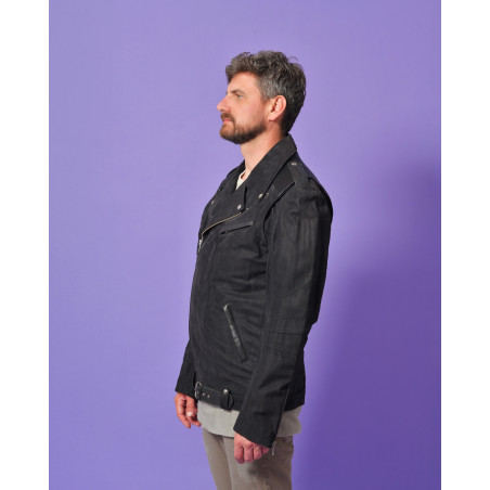 Blouson perfecto en cuir Lords & Fools