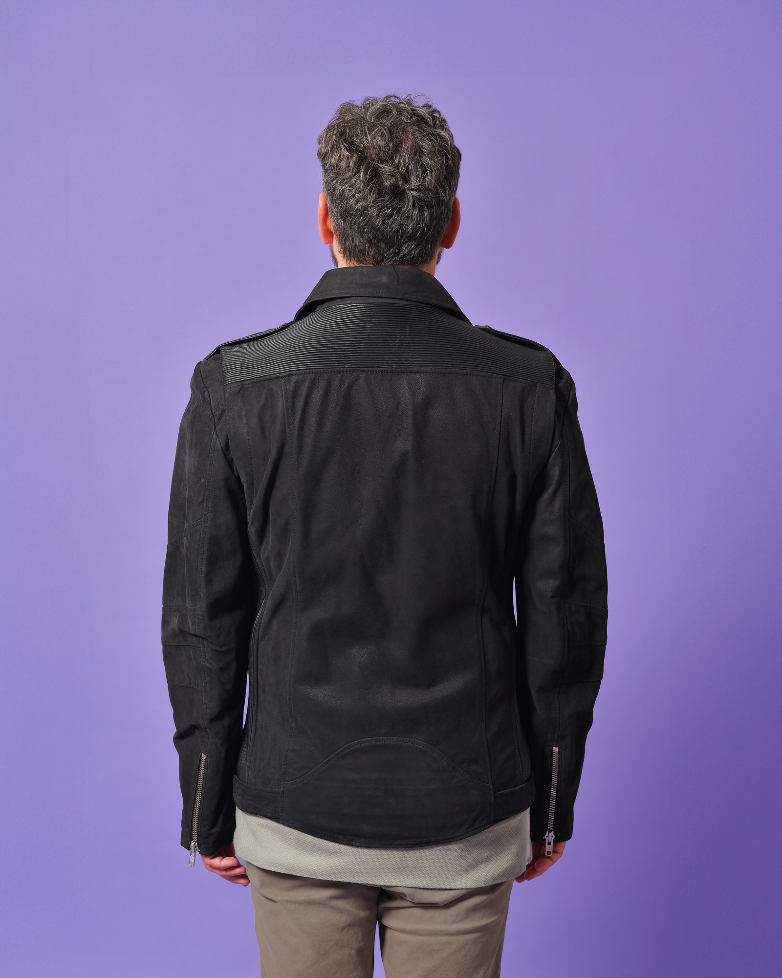 Blouson perfecto en cuir Lords & Fools