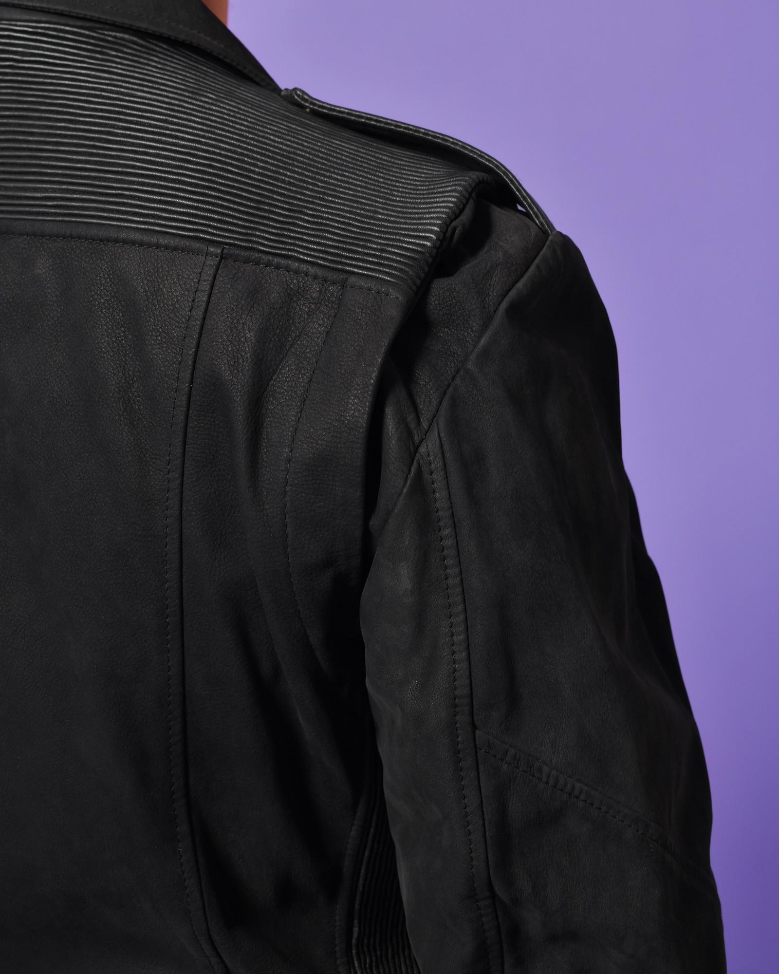 Blouson perfecto en cuir Lords & Fools