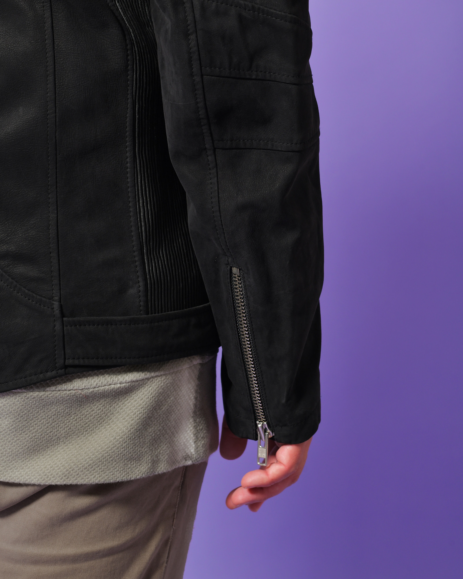 Blouson perfecto en cuir Lords & Fools