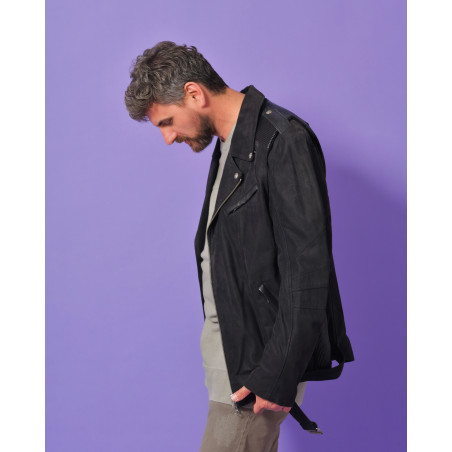 Blouson perfecto en cuir Lords & Fools