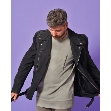 Blouson perfecto en cuir Lords & Fools