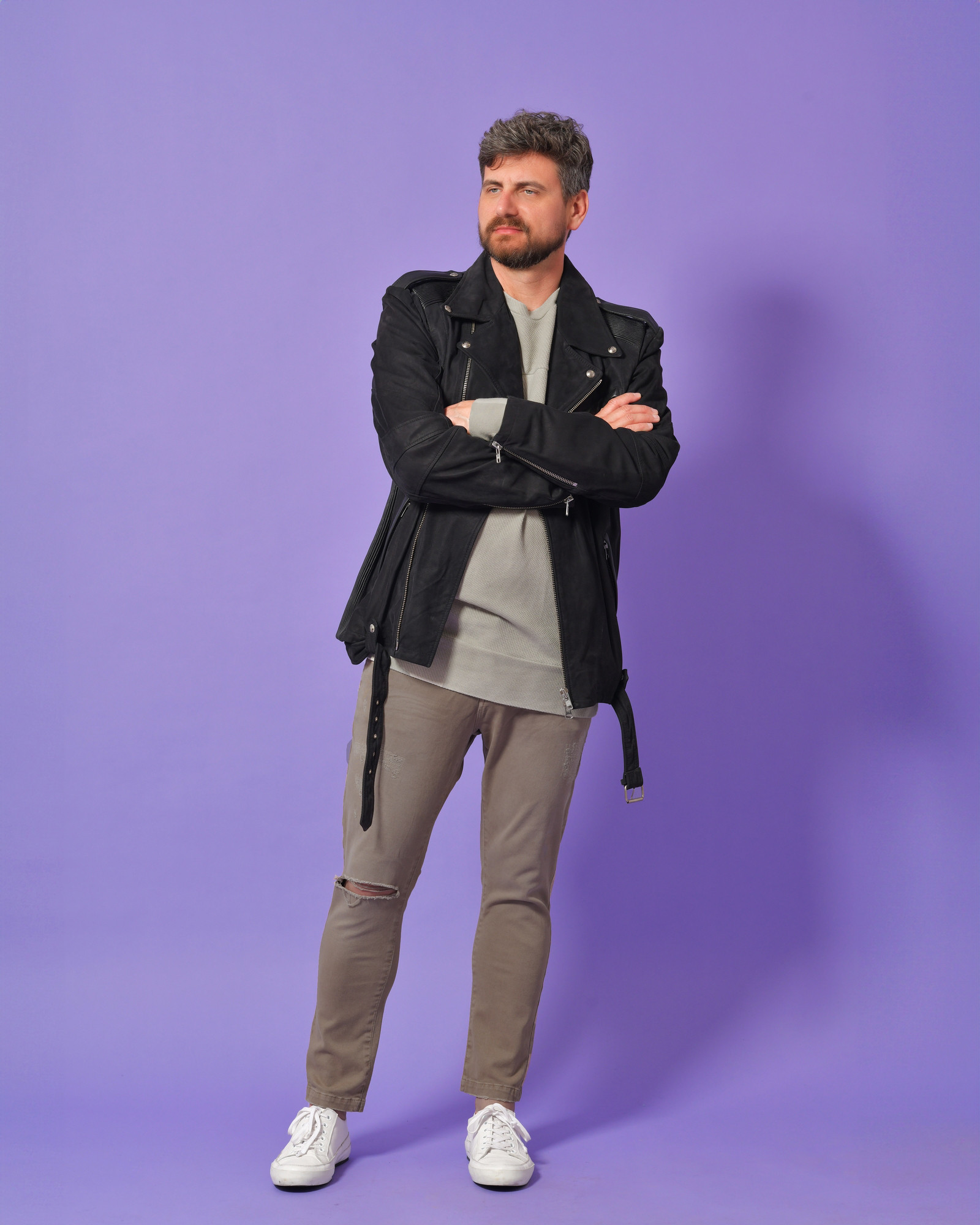 Blouson perfecto en cuir Lords & Fools