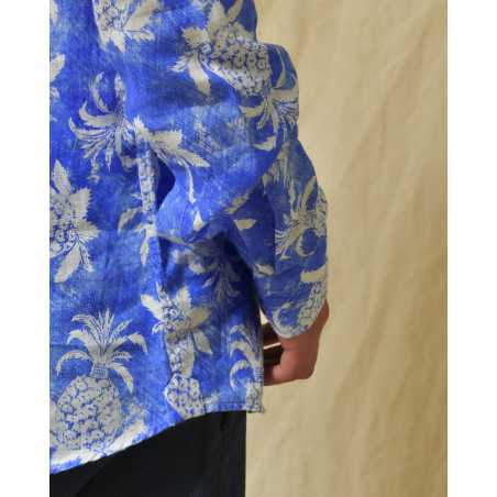 Chemise slim bleue Ploumanac'h