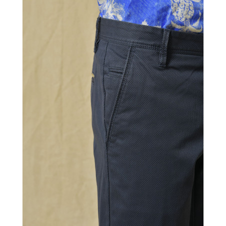 Pantalon en coton bleu AT.P.CO