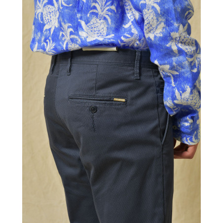 Pantalon en coton bleu AT.P.CO