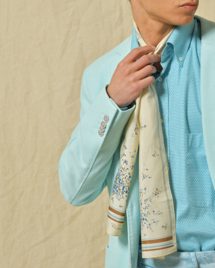 Veste en coton bleu Blue Industry