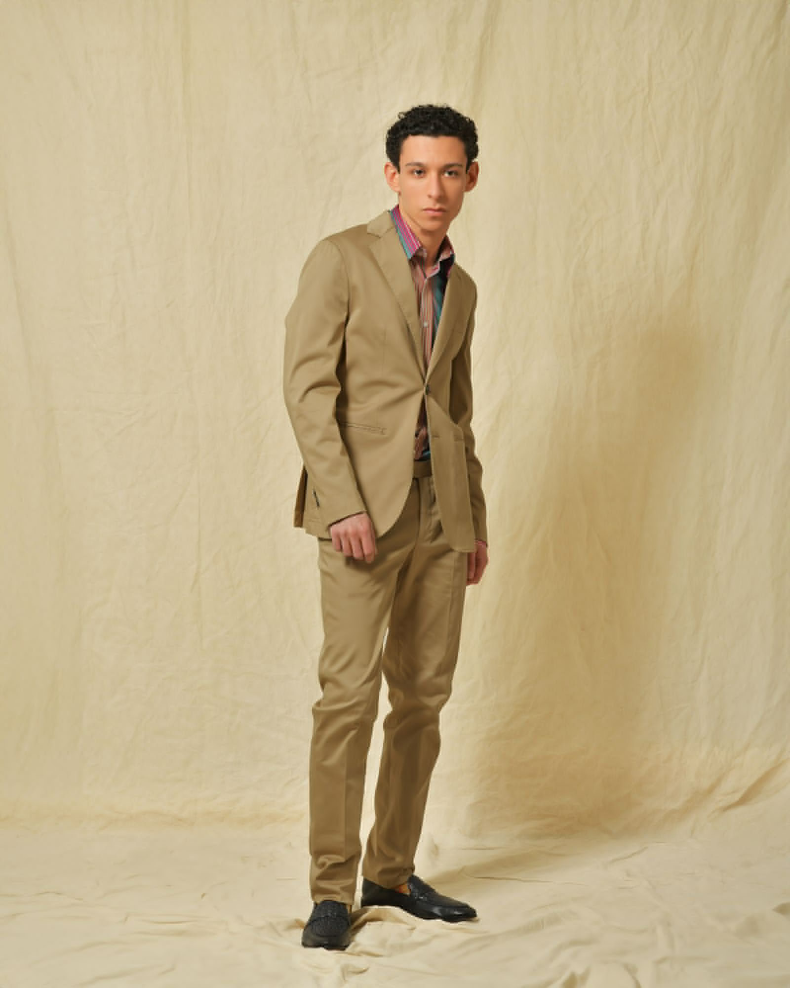 Costume en tcoton beige AT.P.CO