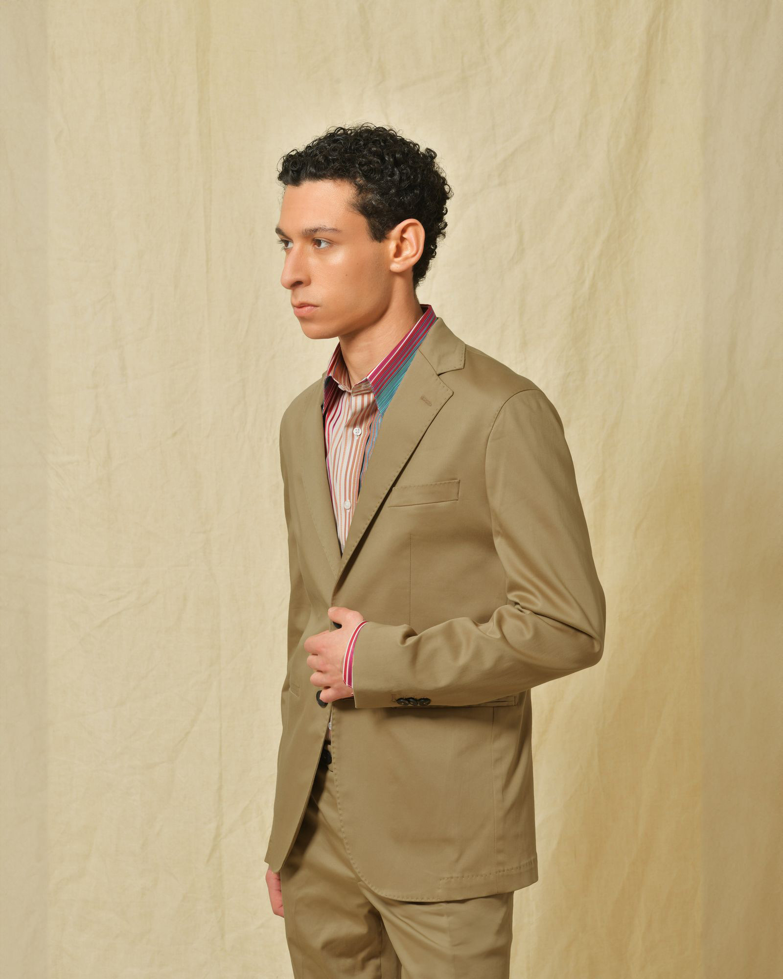 Costume en tcoton beige AT.P.CO