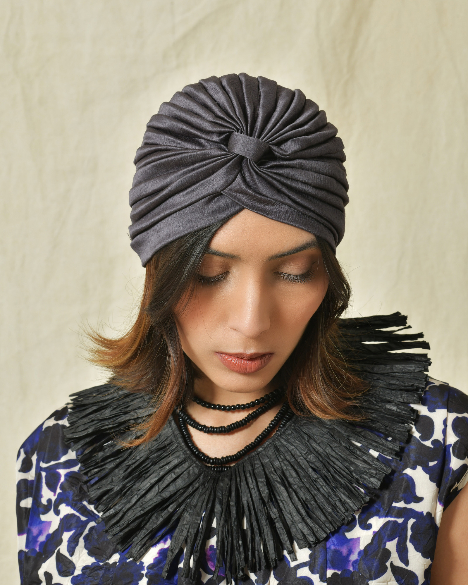 Collier à franges en raphia Liviana Conti