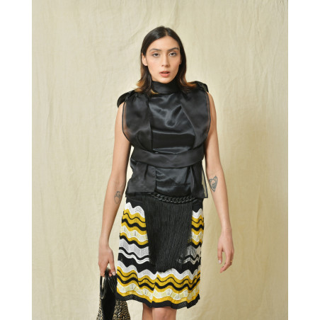 Ceinture mi-frange mi-chaine Sara Roka