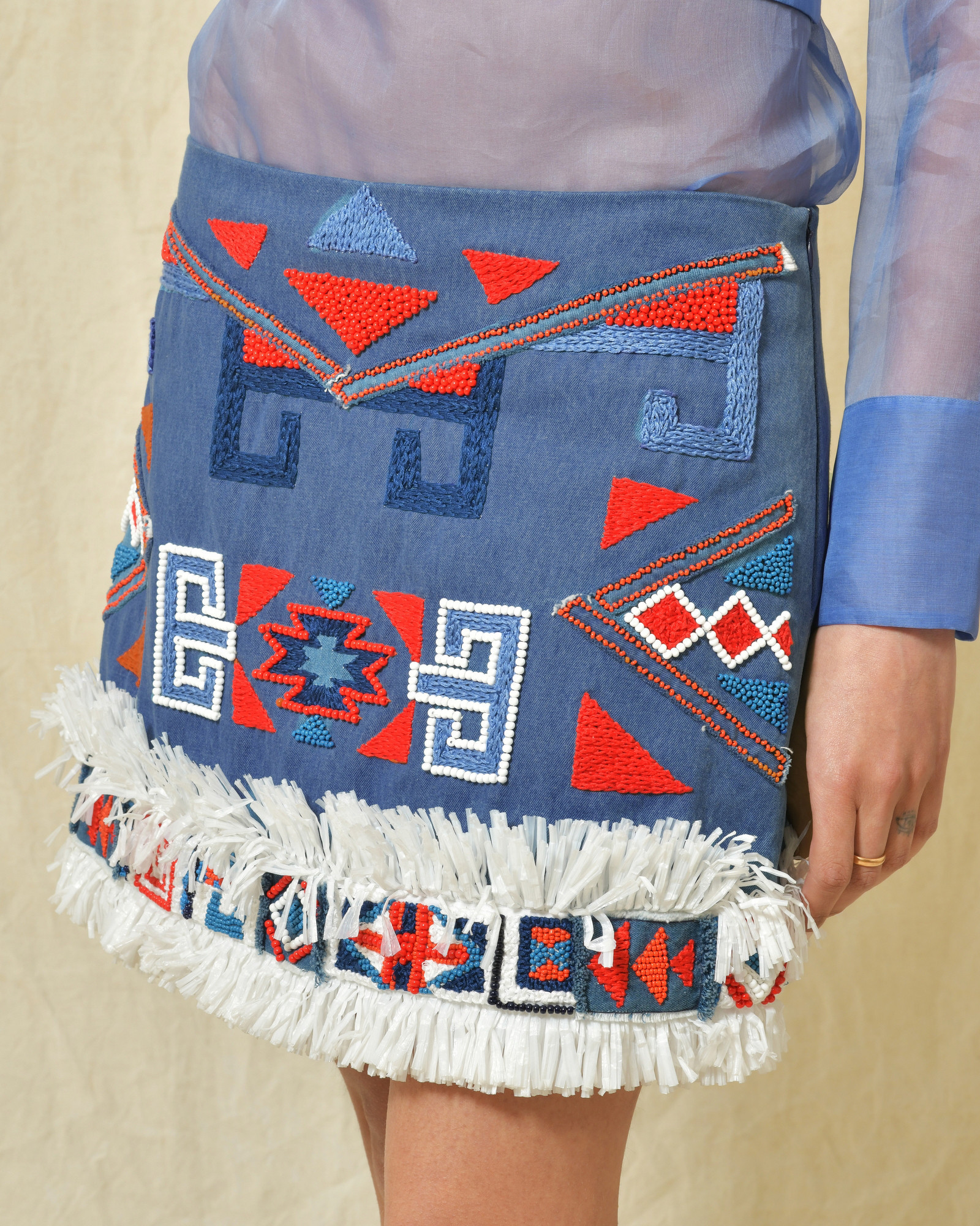 Jupe facon jean Sara Roka