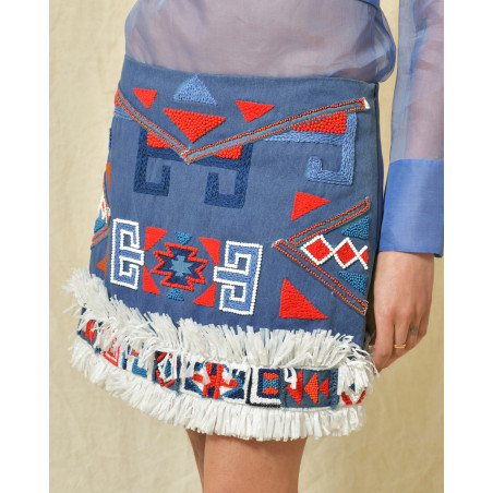 Jupe facon jean Sara Roka