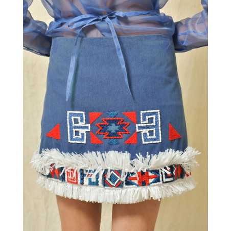 Jupe facon jean Sara Roka