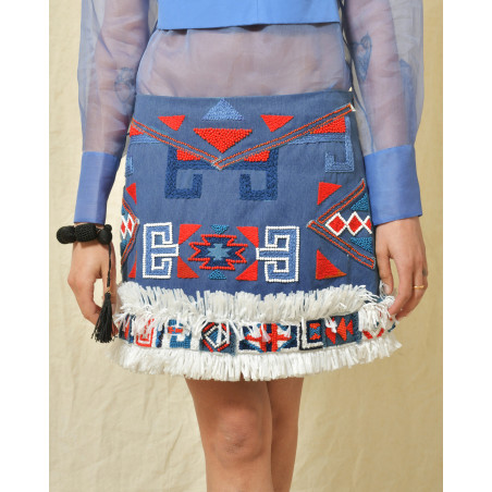 Jupe facon jean Sara Roka