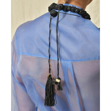 Collier à franges en raphia Liviana Conti