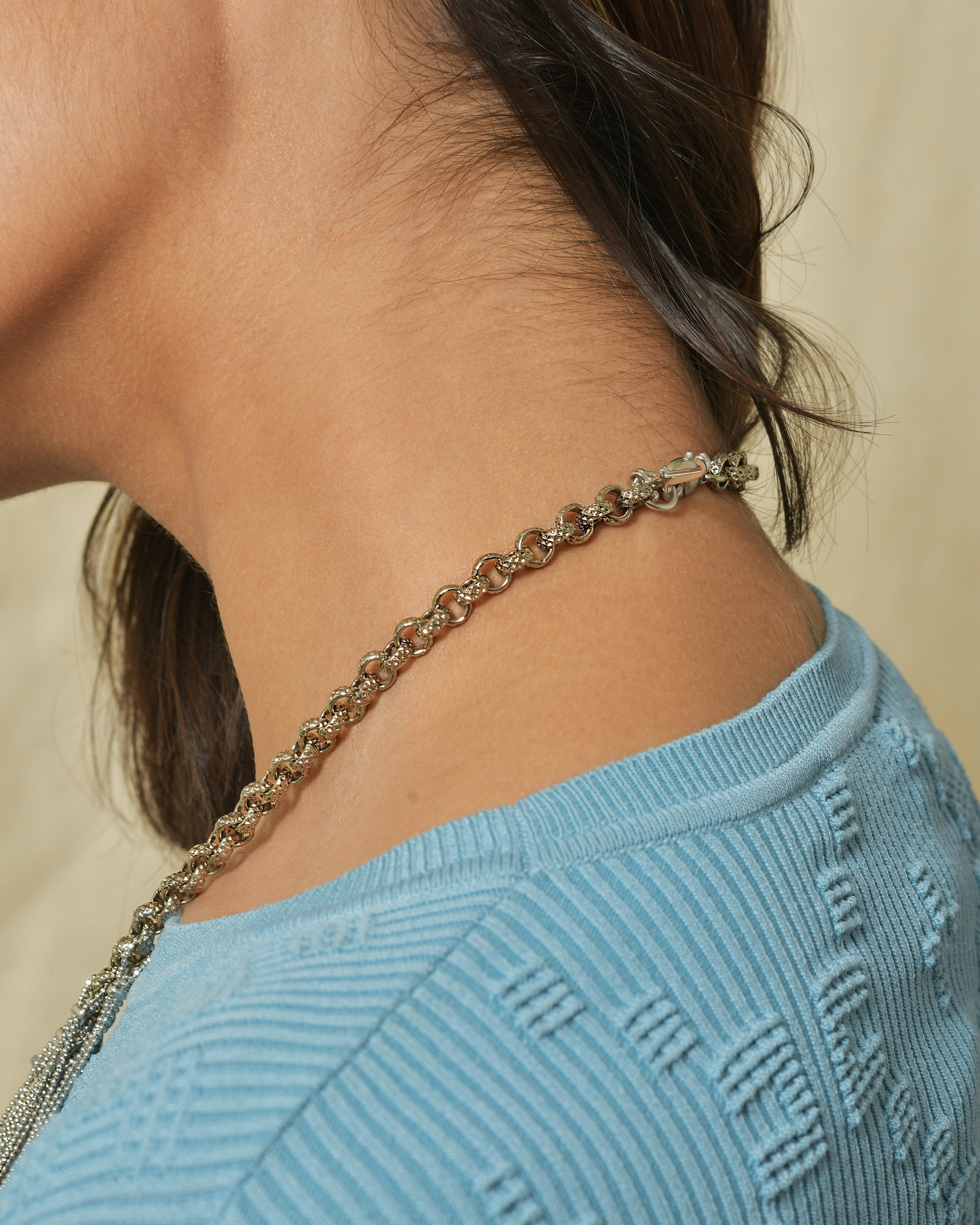 Collier fantaisie à chaines multip Fabiana Filippi