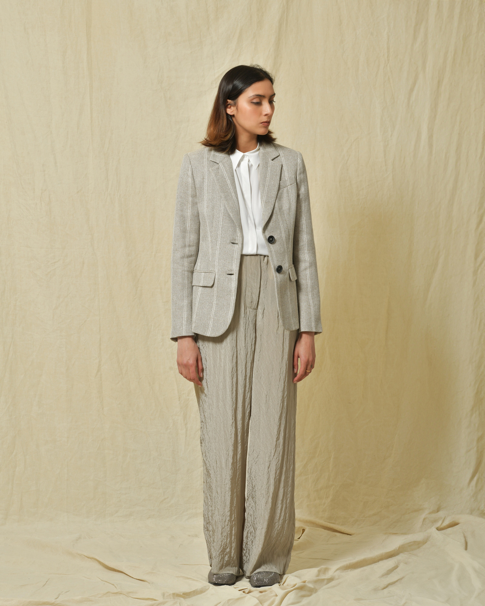 Pantalon en viscose mélangée Hache