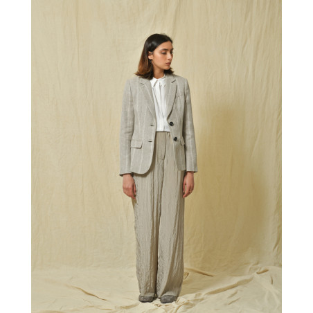 Pantalon en viscose mélangée Hache