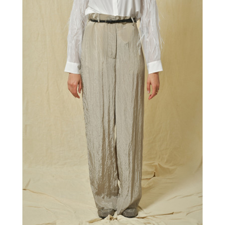 Pantalon en viscose mélangée Hache