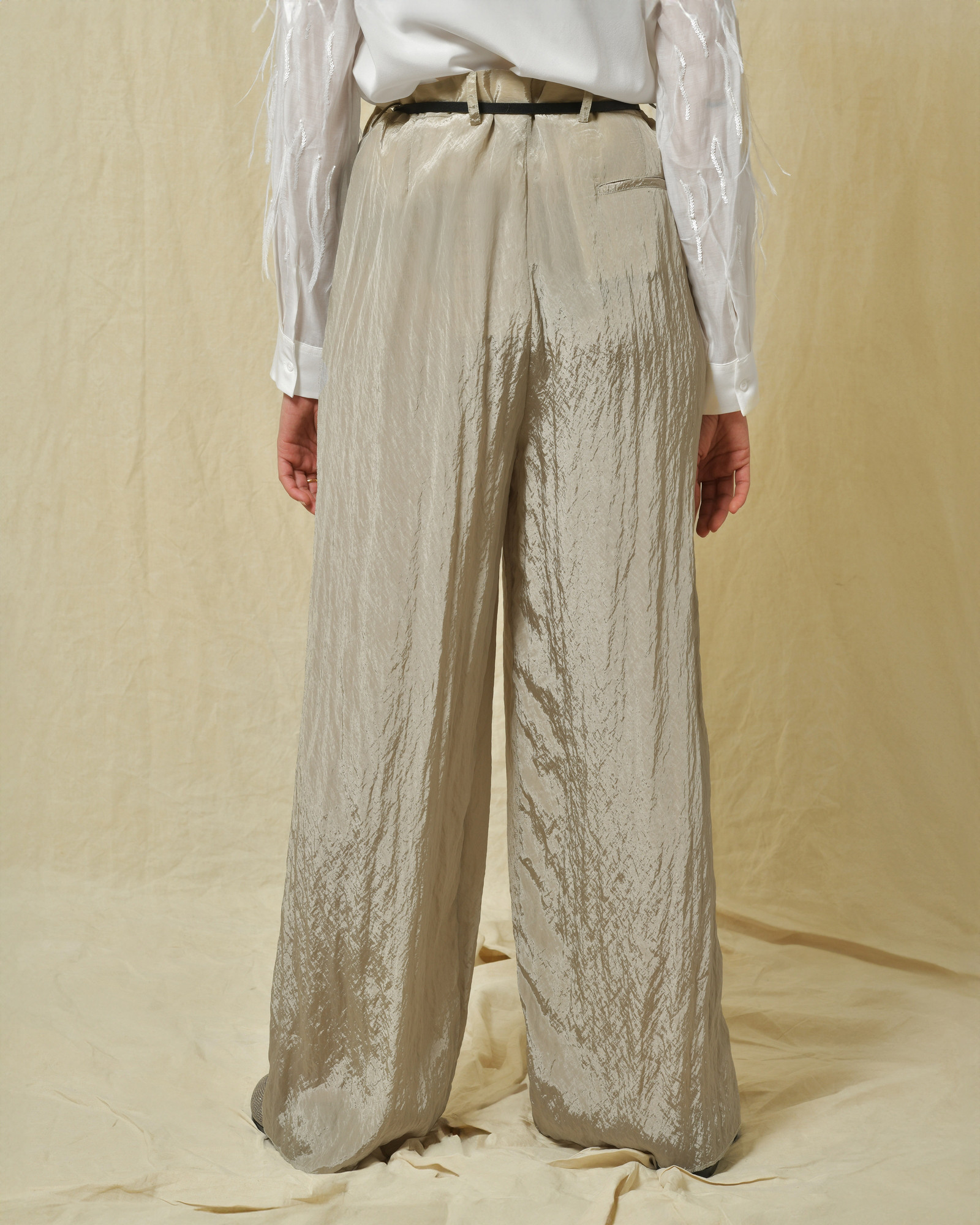 Pantalon en viscose mélangée Hache