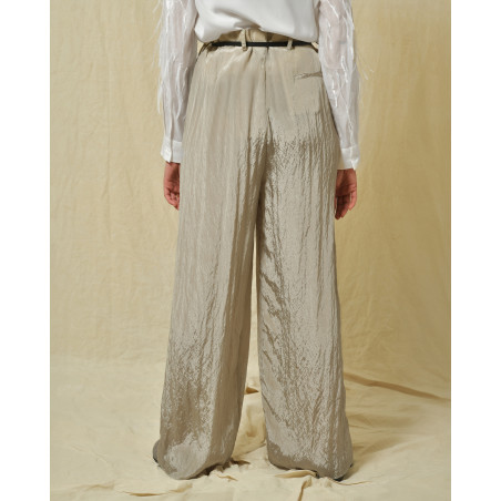 Pantalon en viscose mélangée Hache