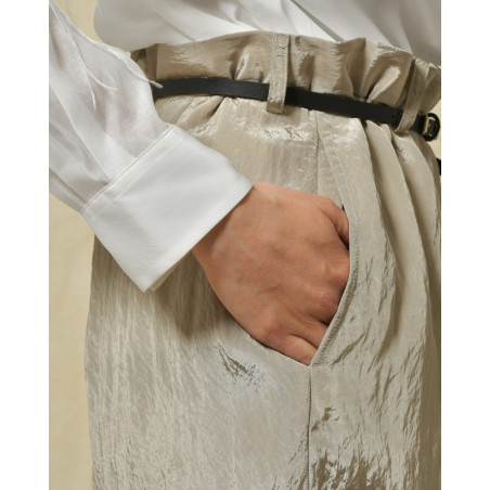 Pantalon en viscose mélangée Hache