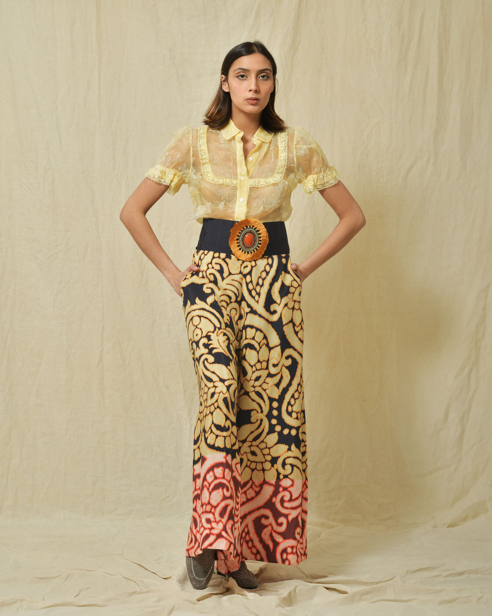 Pantalon à motifs Co.Go