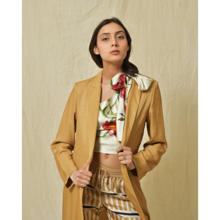 Veste 3/4 beige Diega