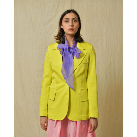 Veste en coton jaune Sfizio