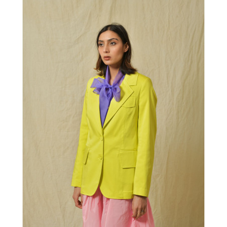 Veste en coton jaune Sfizio
