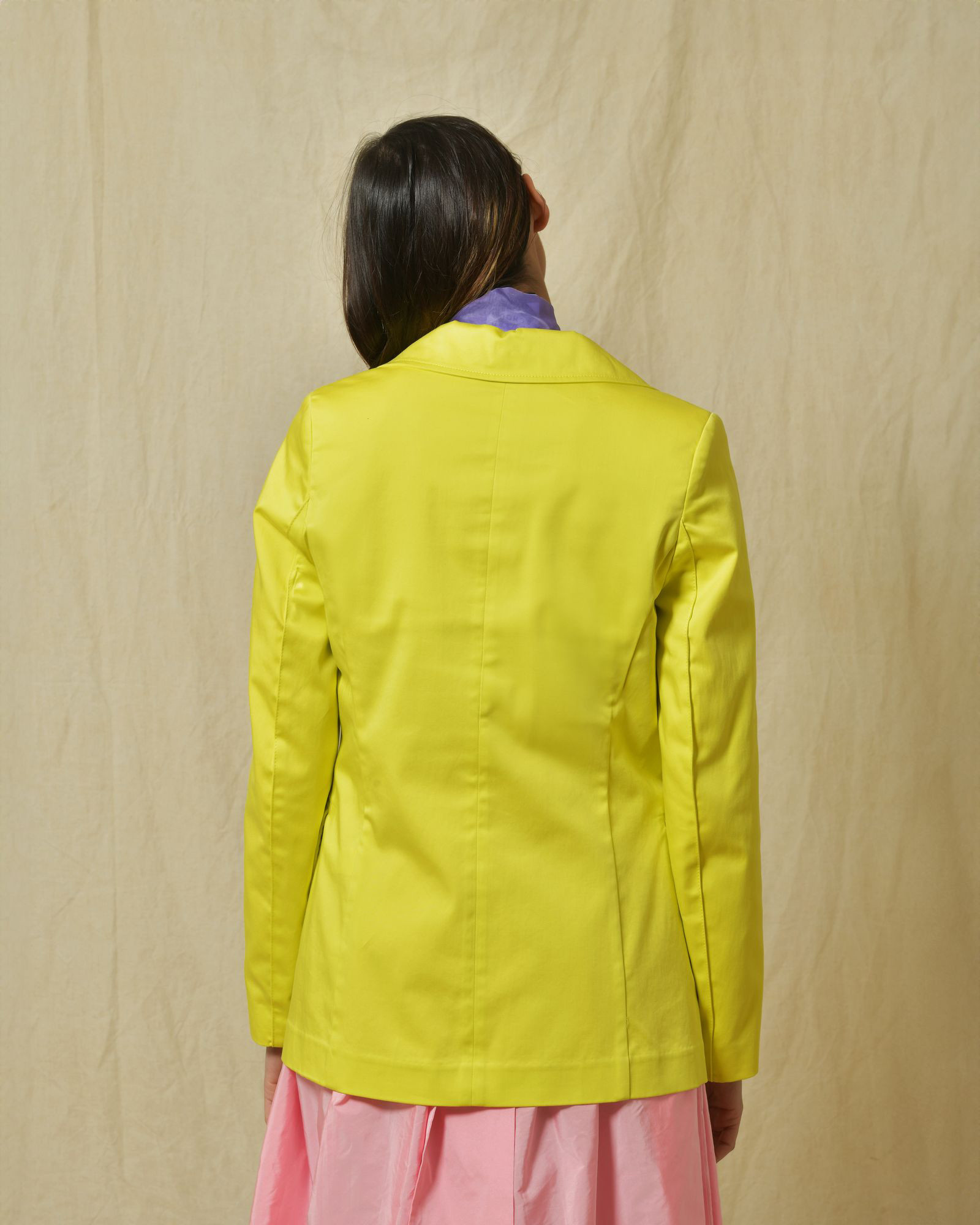 Veste en coton jaune Sfizio