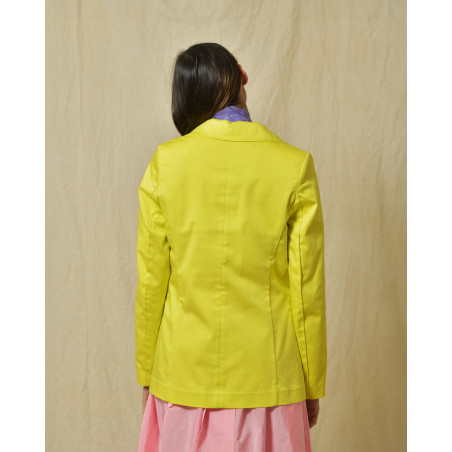 Veste en coton jaune Sfizio