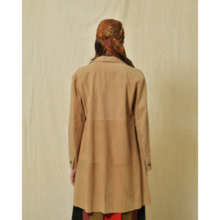 Veste 3/4 daim Gimo's