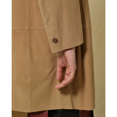 Veste 3/4 daim Gimo's