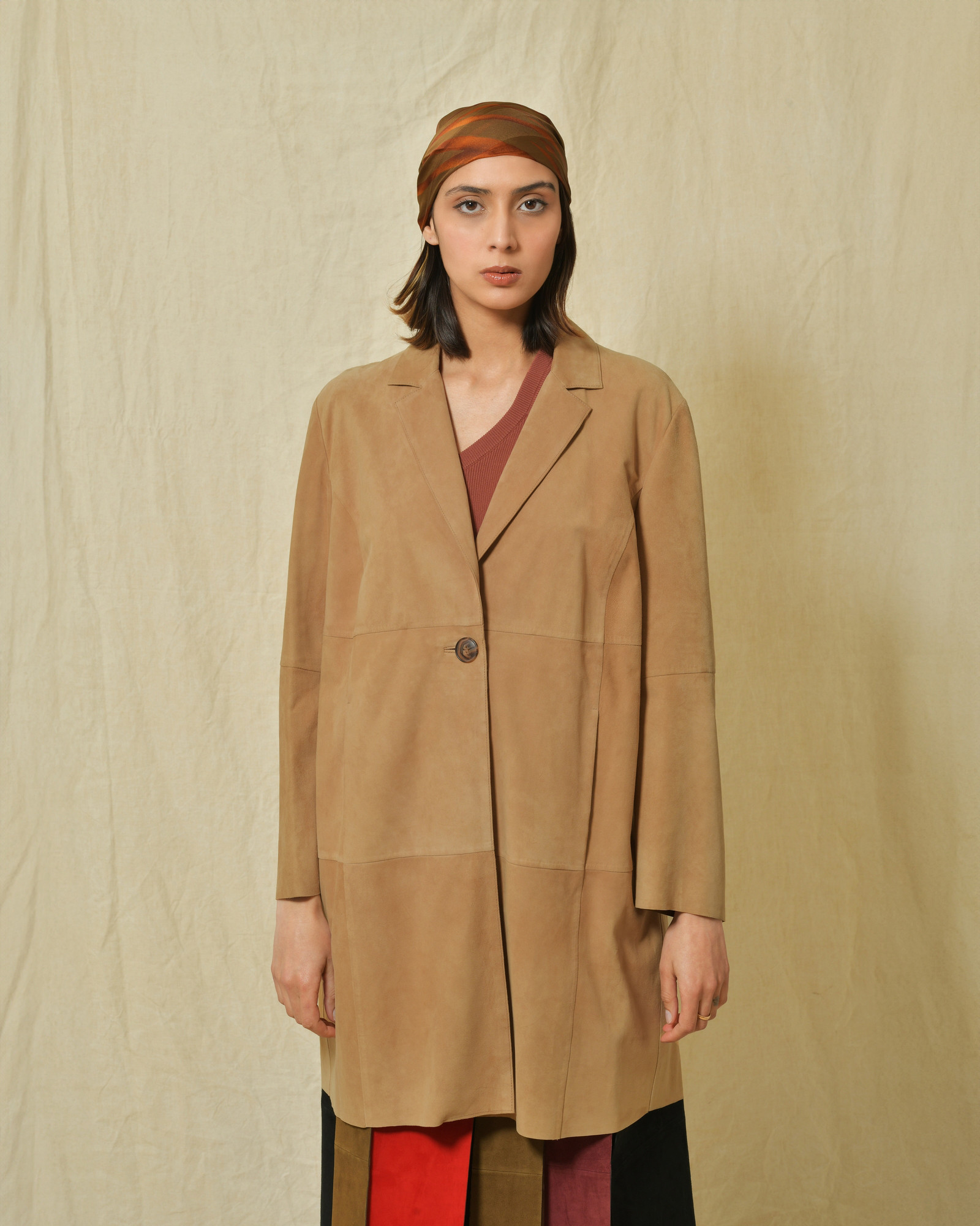 Veste 3/4 daim Gimo's