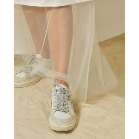 Baskets en cuir à détail étoilé Lorena Antoniazzi