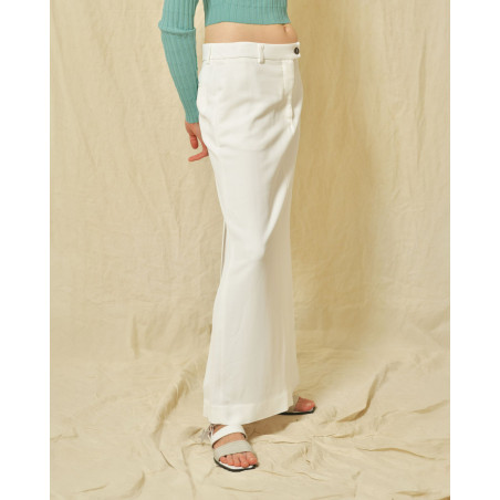 Jupe à fente blanche Co.Go