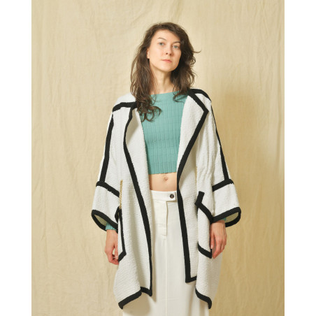 Gilet oversize en tweed Edward Achour