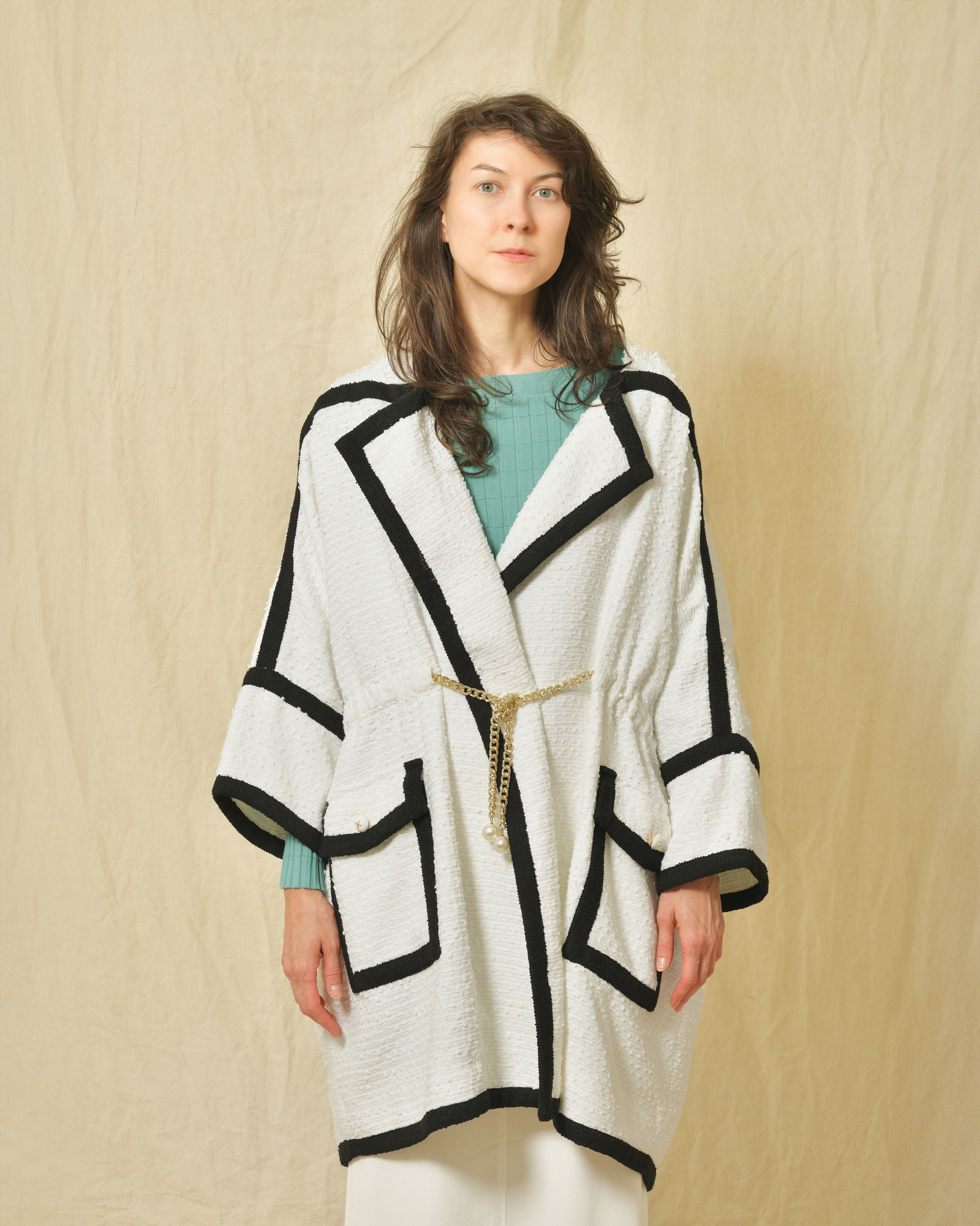 Gilet oversize en tweed Edward Achour