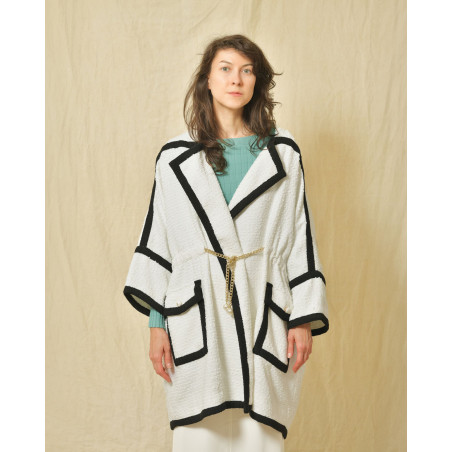 Gilet oversize en tweed Edward Achour