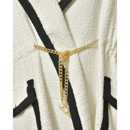 Gilet oversize en tweed Edward Achour