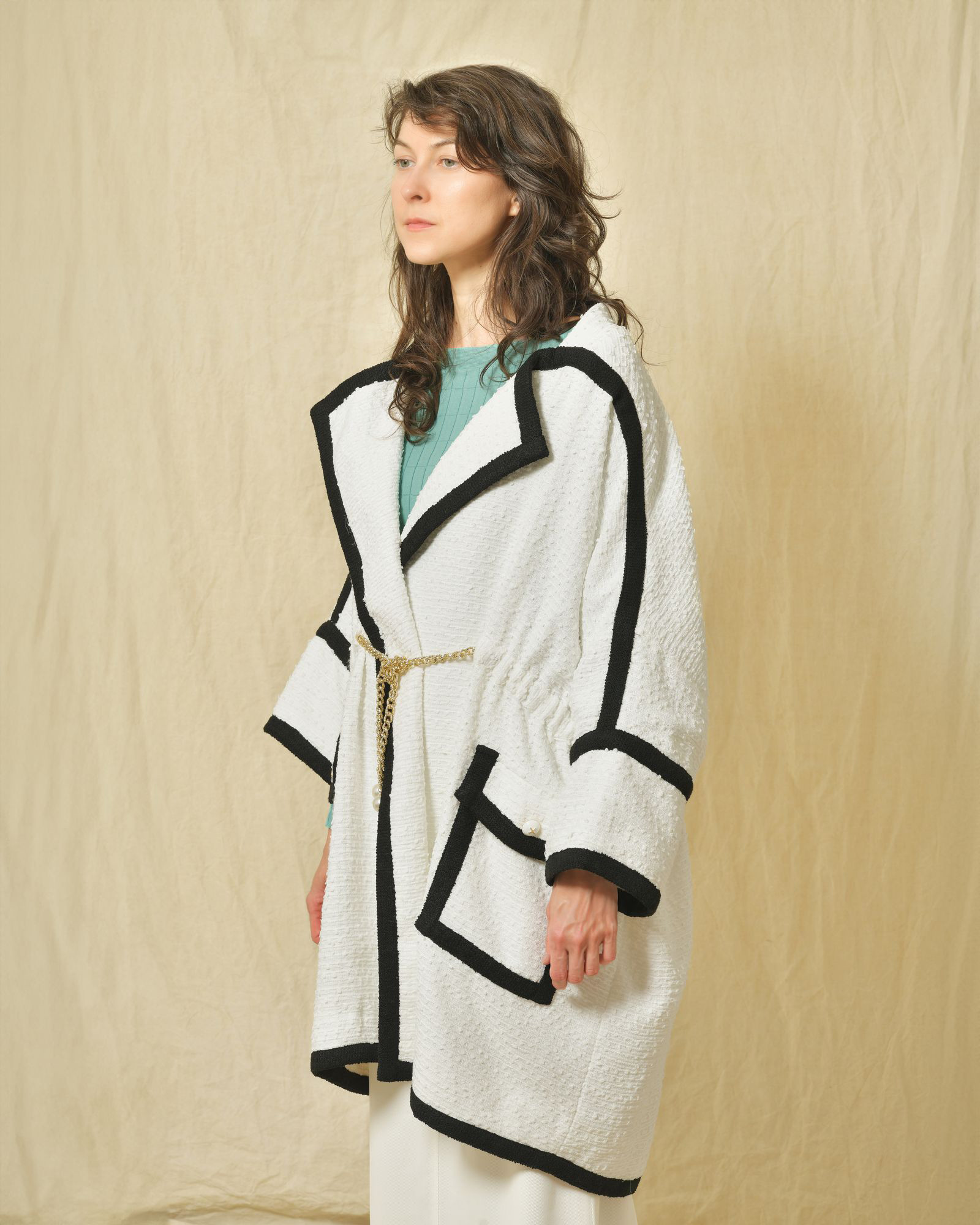 Gilet oversize en tweed Edward Achour