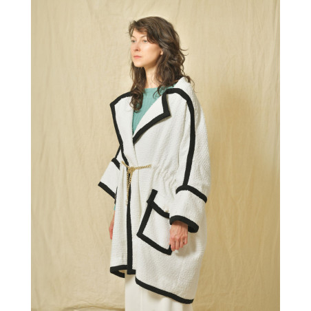 Gilet oversize en tweed Edward Achour