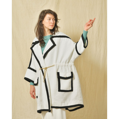 Gilet oversize en tweed Edward Achour