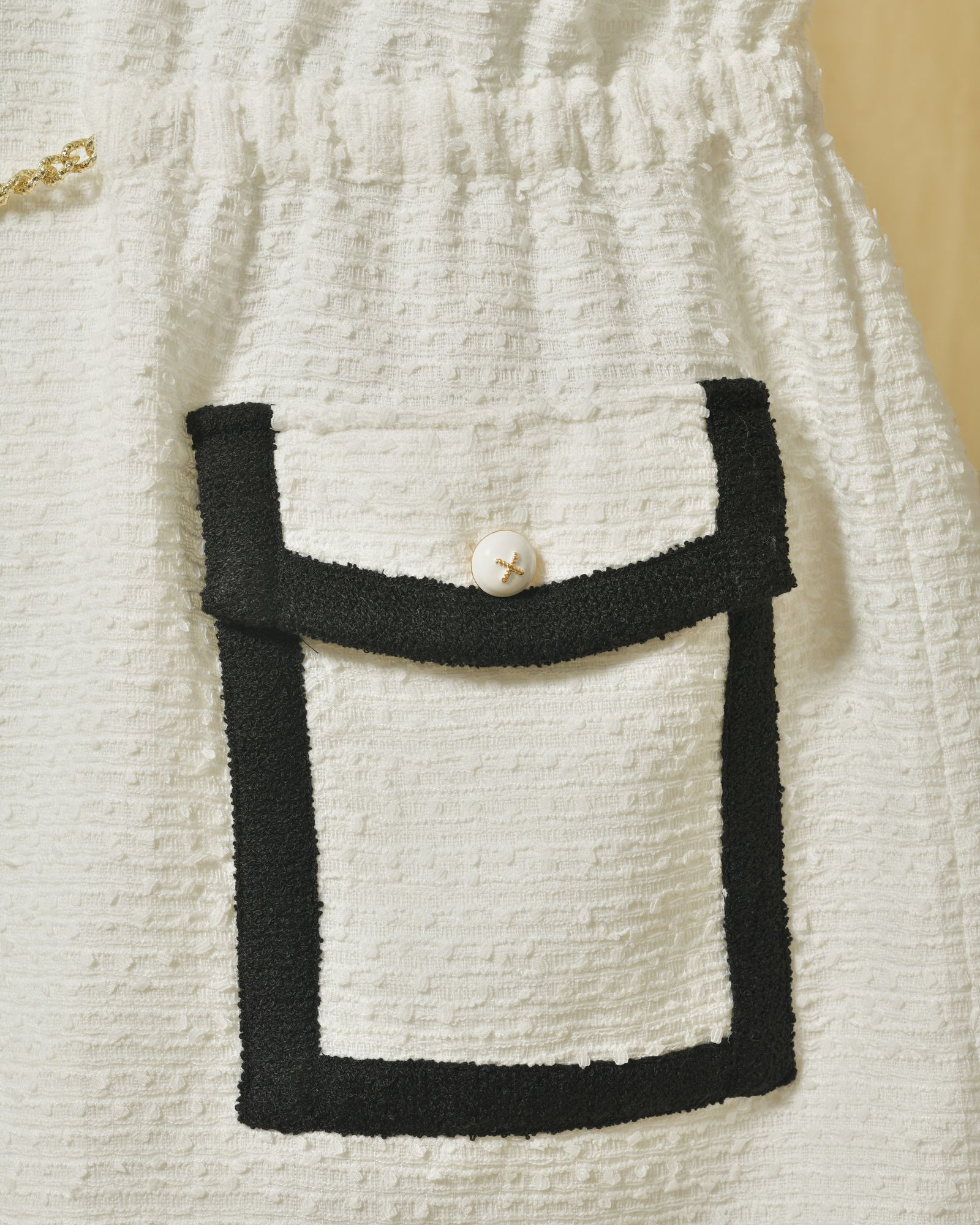 Gilet oversize en tweed Edward Achour