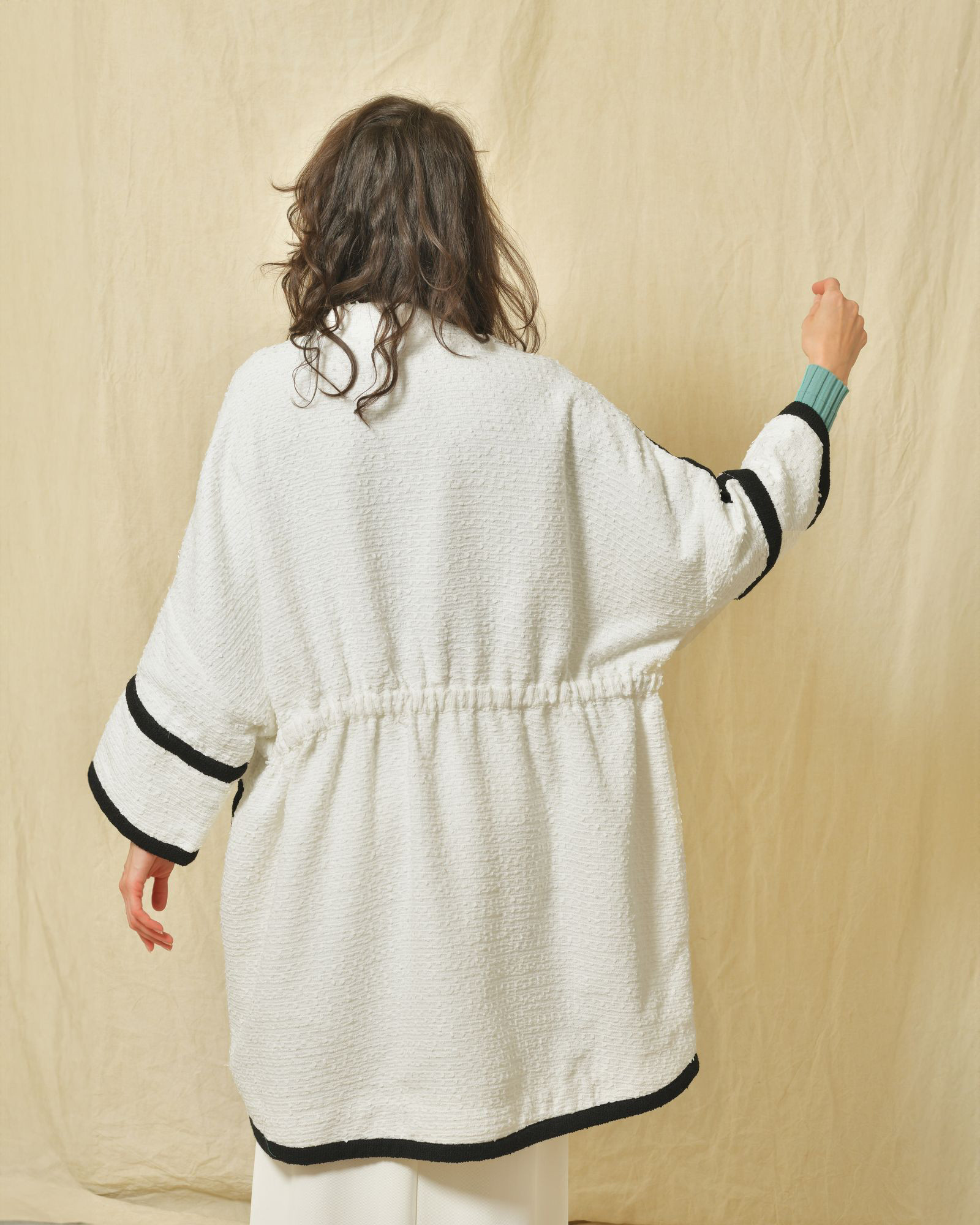 Gilet oversize en tweed Edward Achour